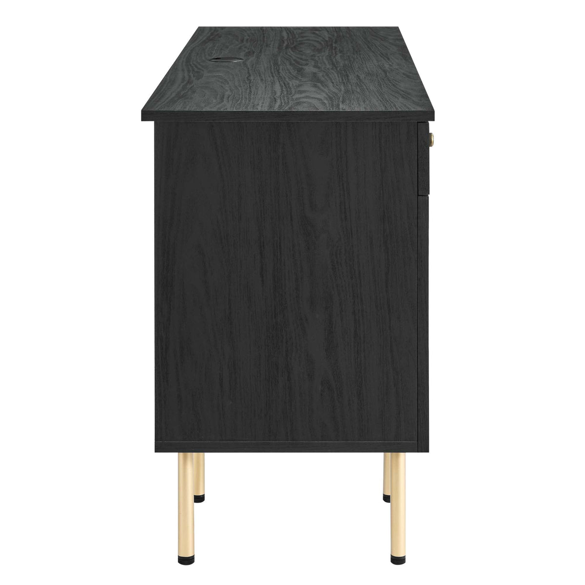 Chaucer Black Office Desk - Ornate Home