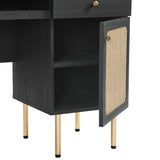 Chaucer Black Office Desk - Ornate Home