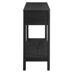 Chaucer Black Wood Entryway Console Table - Ornate Home