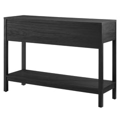 Chaucer Black Wood Entryway Console Table - Ornate Home