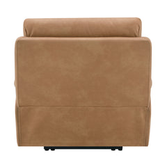 Chavis Brown Power Motion Recliner w/USB & Power Headrest - Ornate Home