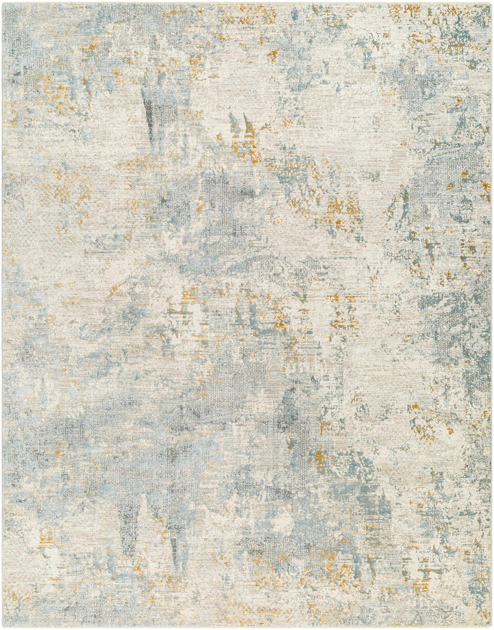 Chaya Textured Abstract Rug with Fringes - Ornate Home