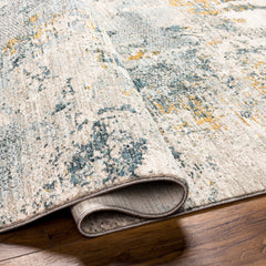 Chaya Textured Abstract Rug with Fringes - Ornate Home