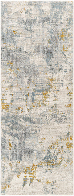 Chaya Textured Abstract Rug with Fringes - Ornate Home