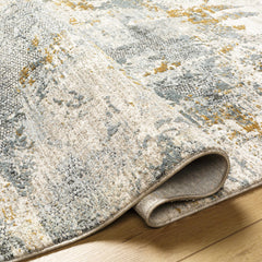 Chaya Textured Abstract Rug with Fringes - Ornate Home