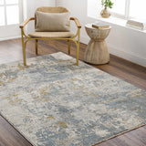 Chaya Textured Abstract Rug with Fringes - Ornate Home