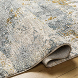 Chaya Textured Abstract Rug with Fringes - Ornate Home