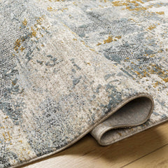 Chaya Textured Abstract Rug with Fringes - Ornate Home