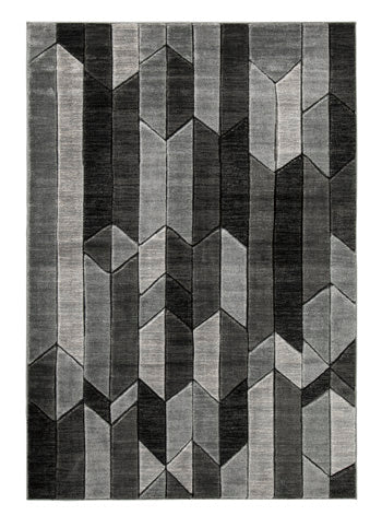 Chayse Black/Gray 6'6" x 9'6" Rug (Online Special Price) - Ornate Home