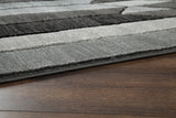 Chayse Black/Gray 6'6" x 9'6" Rug - Ornate Home