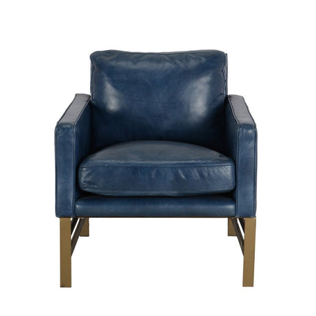 Chazzie Blue Club Chair - Ornate Home