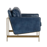 Chazzie Blue Club Chair - Ornate Home