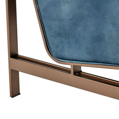Chazzie Blue Club Chair - Ornate Home