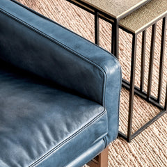 Chazzie Blue Club Chair - Ornate Home