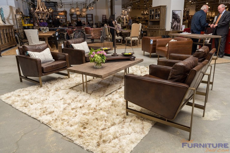 Chazzie Brown Arm Chair - Ornate Home