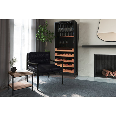 Chefs Natural Teak Wine Bar - Ornate Home