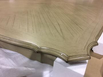 Chelmsford Antique Taupe Dining Table w/ 18" Leaf - Ornate Home