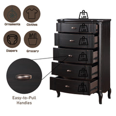 Chelmsford Black Chest - Ornate Home