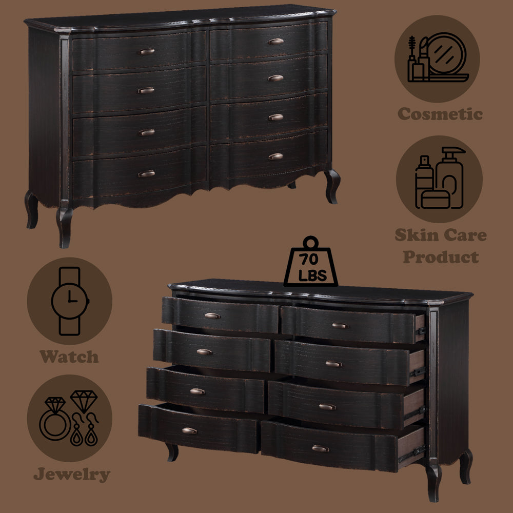 Chelmsford Black Dresser - Ornate Home