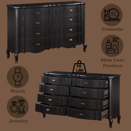Chelmsford Black Dresser - Ornate Home