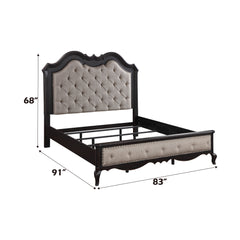 Chelmsford Black Eastern King Bed - Ornate Home