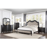 Chelmsford Black Queen Bed - Ornate Home