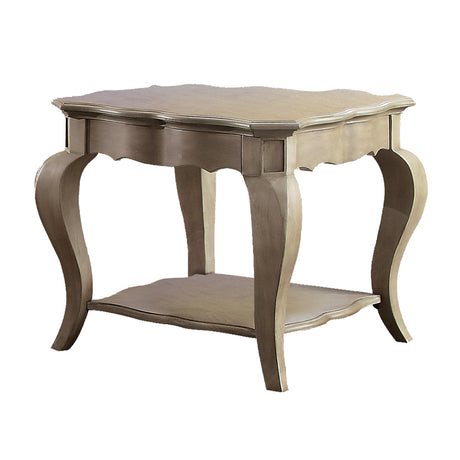 Chelmsford End Table in Antique Taupe - Ornate Home