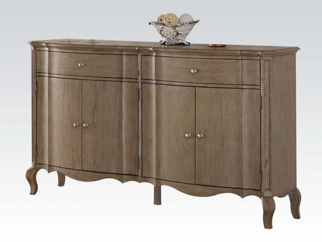 Chelmsford Server in Antique Taupe - Ornate Home