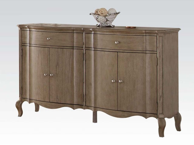 Chelmsford Server in Antique Taupe - Ornate Home