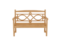 Chelsea 2-Person Teak Outdoor Bench - Ornate Home