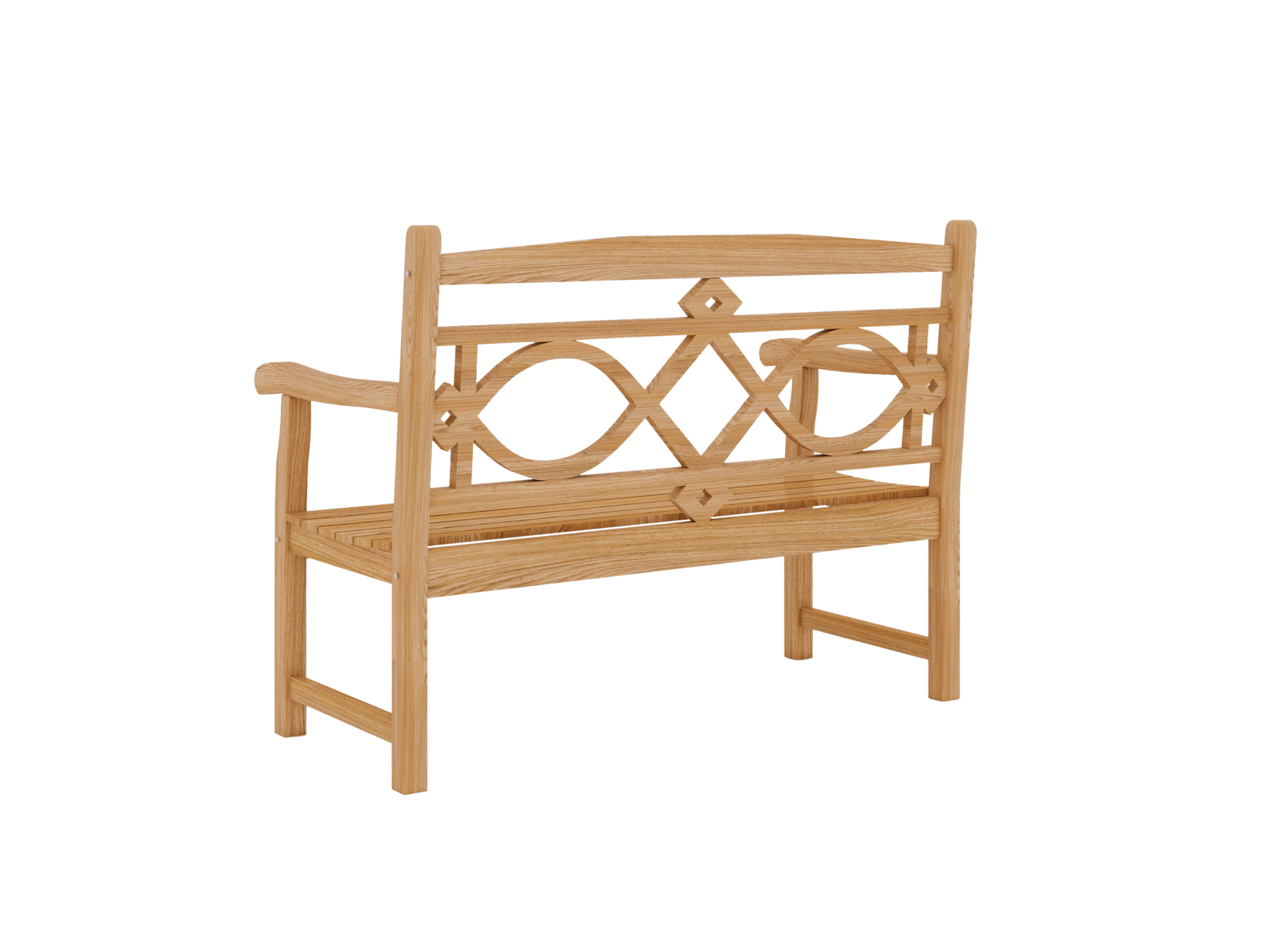 Chelsea 2-Person Teak Outdoor Bench - Ornate Home