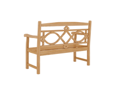 Chelsea 2-Person Teak Outdoor Bench - Ornate Home