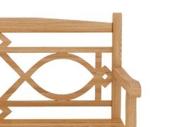 Chelsea 2-Person Teak Outdoor Bench - Ornate Home