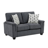 Chelsea Dark Gray Loveseat - Ornate Home