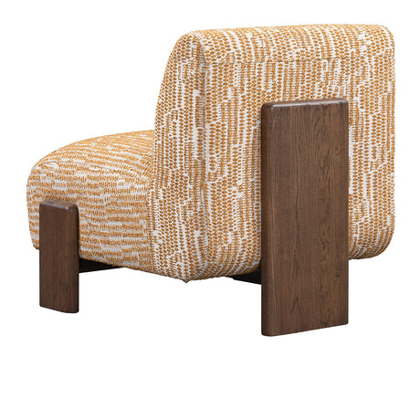 Chelsea Gold Pattern Accent Chair - Ornate Home