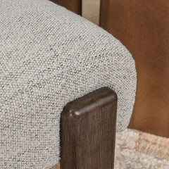 Chelsea Ivory Upholstered/Wood Dining Chair - Ornate Home
