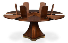 Chelsea Jupe Brown Dining Table - Ornate Home