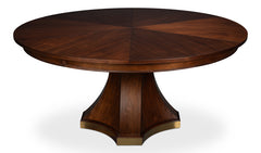 Chelsea Jupe Dark Walnut Large Dining Table - Ornate Home