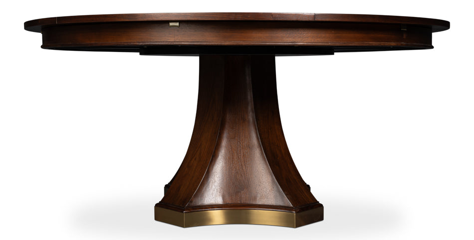 Chelsea Jupe Dark Walnut Large Dining Table - Ornate Home