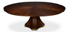 Chelsea Jupe Dark Walnut Large Dining Table - Ornate Home