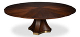 Chelsea Jupe Dark Walnut Large Dining Table - Ornate Home