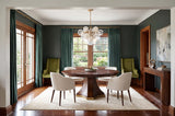 Chelsea Jupe Dark Walnut Large Dining Table - Ornate Home