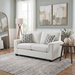 Chelsea White Loveseat - Ornate Home