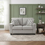 Chelsea White Loveseat - Ornate Home