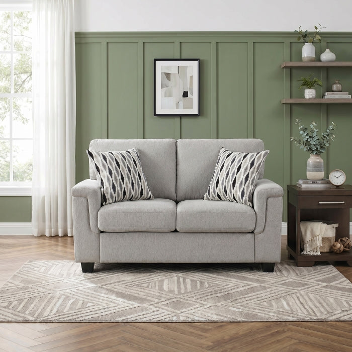 Chelsea White Loveseat - Ornate Home