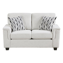 Chelsea White Loveseat - Ornate Home