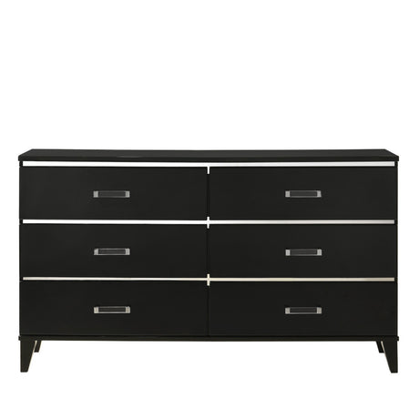 Chelsie Black Dresser - Ornate Home