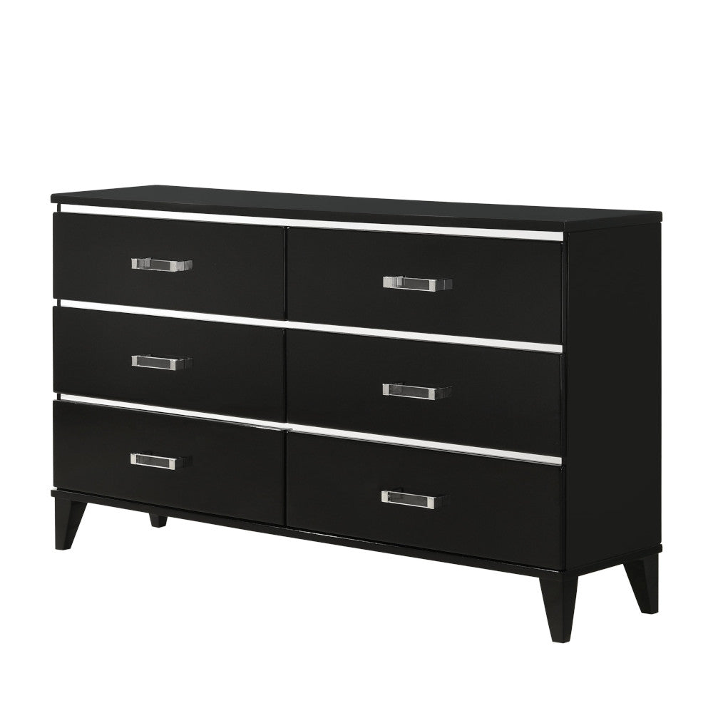 Chelsie Black Dresser - Ornate Home