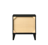 Chelsie Black Nightstand - Ornate Home
