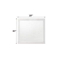 Chelsie White Mirror - Ornate Home